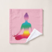 黙想の浴室タオルセット バスタオルセット (ウォッシュタオル)