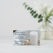 黙想の石が付いている蝋燭 予約カード (スタンド正面)