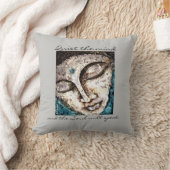 黙想の禅の引用文の仏の芸術の装飾用クッション クッション (ブランケット)