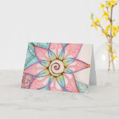 黙想の花(詳細)カード カード (黄色い花)