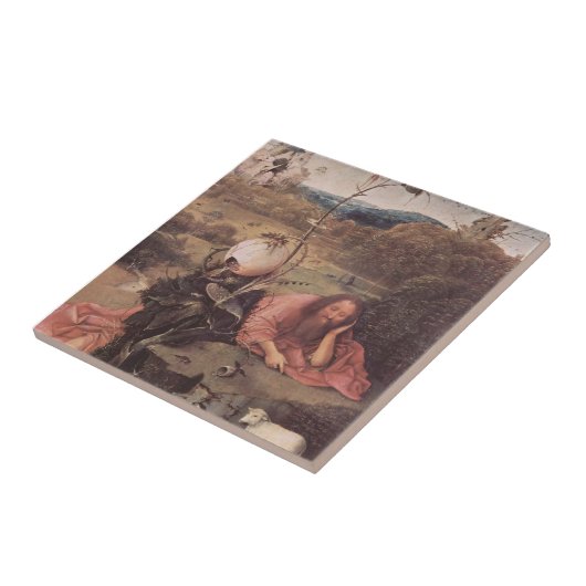 黙想のHieronymus Bosch St.洗礼者ヨハネ タイル (側面)