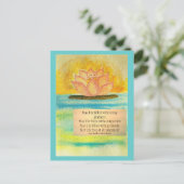 黙想カード仏教のMettaの祈りの言葉 ポストカード (スタンド正面)