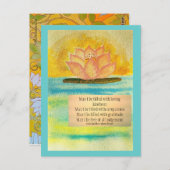 黙想カード仏教のMettaの祈りの言葉 ポストカード (正面/裏面)