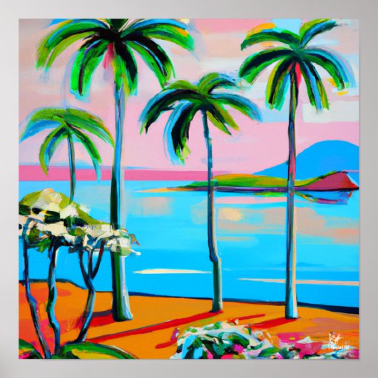 黙想家の眺め – ポスターとデジタルプリント ポスター (正面)