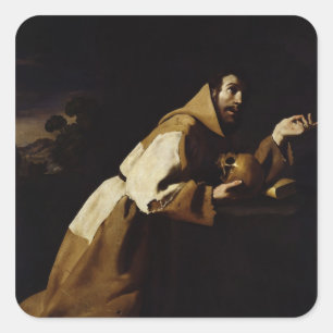 黙想1639年のSt Francis スクエアシール