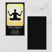 黙想: レトロ光線 名刺 (正面/裏面)