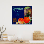 黙示オレンジ・ラベルNaranjo(カリフォルニア州) ポスター (キッチン)