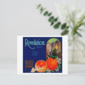 黙示オレンジ・ラベルNaranjo（カリフォルニア州） ポストカード (スタンド正面)