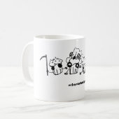 黙示録のマグの4つのカップケーキ コーヒーマグカップ (正面左)