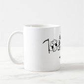 黙示録のマグの4つのカップケーキ コーヒーマグカップ (左)