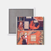 黙示録の人が海に攻め込まれる マグネット (正面/裏面)