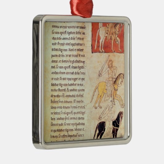 黙示録の人類の四大災害 メタルオーナメント (右)