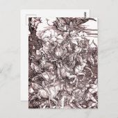 黙示録の四騎士（デュラー、1498） ポストカード (正面/裏面)