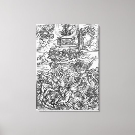 黙示録の場面 キャンバスプリント (正面)
