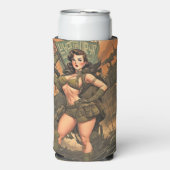 黙示録の後の世界で活躍する主人公 スリム缶クーラー (Seltzer正面)