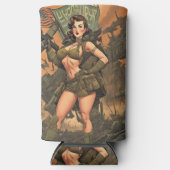 黙示録の後の世界で活躍する主人公 スリム缶クーラー (正面)