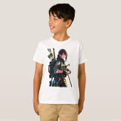 黙示録の後の生存者の女の子 Tシャツ (正面フル)