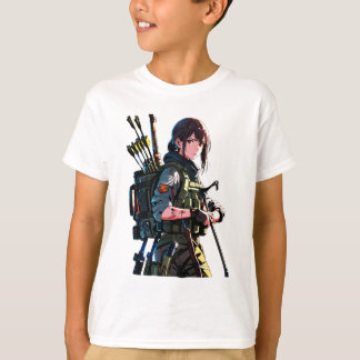 黙示録の後の生存者の女の子 Tシャツ