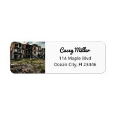 黙示録の後の破壊 |破棄された建物 ラベル (正面)