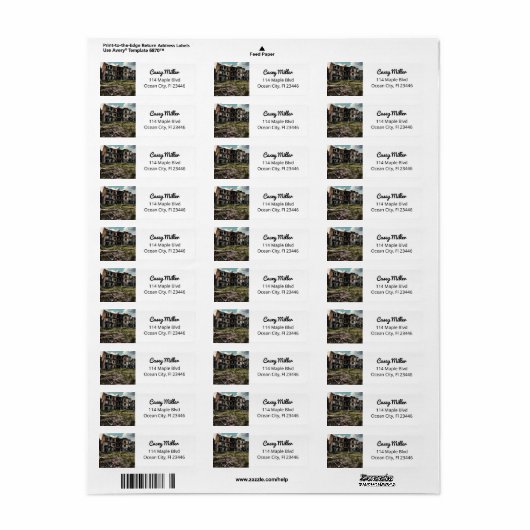 黙示録の後の破壊 |破棄された建物 ラベル (フルシート)