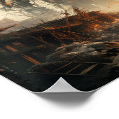 黙示録の後の荒野パンク – 映画ポスターSty ポスター (角)