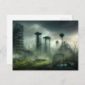 黙示録の後の都市はがき ポストカード (正面/裏面)