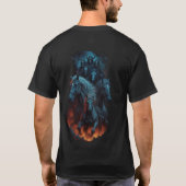 黙示録の糸:4人の怒りを解き放つ Tシャツ (裏面)