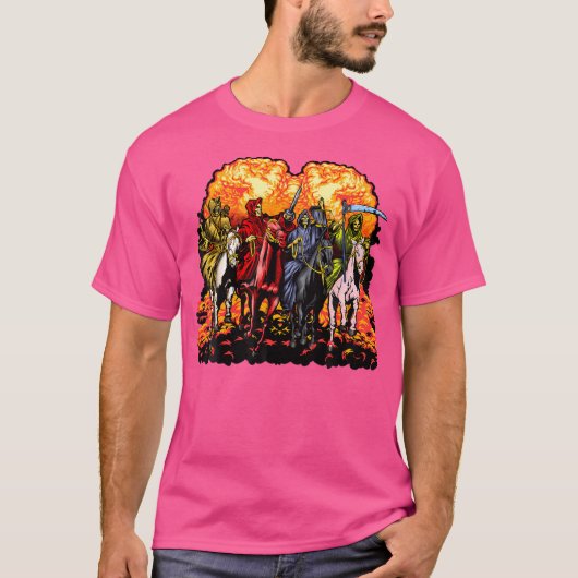 黙示録の黙示録の4馬の男61-8イエス Tシャツ (正面)