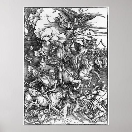 黙示録の4騎兵 – Albrecht Durer - ポスター (正面)