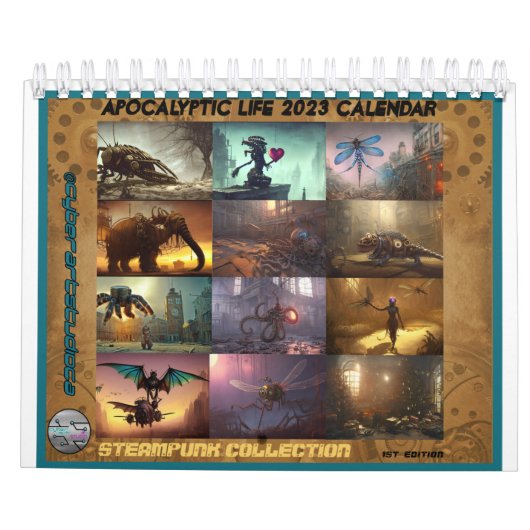 黙示録ライフカレンダー – Steampunk Collection カレンダー (裏面)