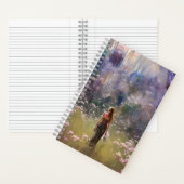 黙示録世界のフィールドにいる女性 ノートブック (内側)