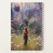 黙示録世界のフィールドにいる女性 ノートブック (裏面)