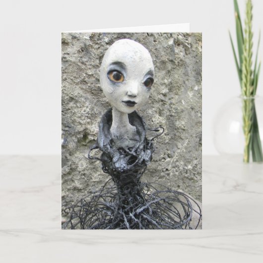 黙示録人形のグリーティングカードの投稿 カード (正面)
