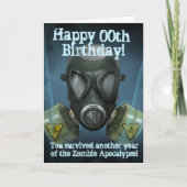 黙示録後のガスマスク カード (正面)