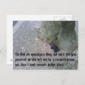 黙示録後のポストカード#4ラブストーリー ポストカード (正面/裏面)