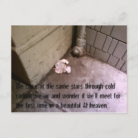 黙示録後のポストカード#7 Friends ポストカード (正面)