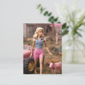 黙示録後の農場の金髪の人形 ポストカード (スタンド正面)