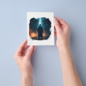 黙示録後の都市で生き残った一人 チラシ (手)