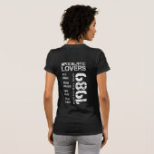 黙示録愛好家 – (W)垂直DBLサイドのロゴ。 Tシャツ (裏面フル)