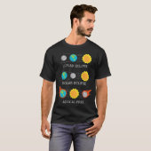 黙示録月食太陽の宇宙 Tシャツ (正面フル)