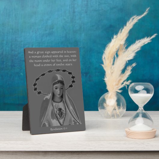 黙示録12マリアの仮定の饗宴 フォトプラーク (側面)