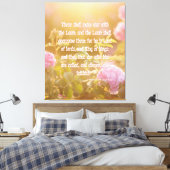 黙示録17:14聖書の聖句KJV写真ウォールアート キャンバスプリント (インサイチュ (寝室))