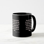 黙示録17:14 KJVバイブル聖句Two-Tone Mug マグカップ (正面右)