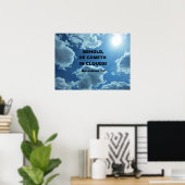 黙示録1:7 ポスター (ホームオフィス)