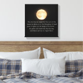 黙示録21月と夜これ以上 キャンバスプリント (インサイチュ (寝室))