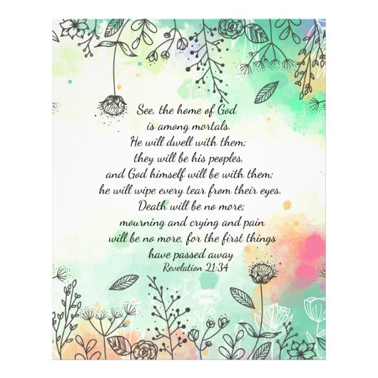 黙示録21:34 フォトプリント            (正面)