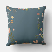 黙示録21:4、クリスチャンティール(緑がかった色)緑 クッション (裏面)