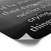 黙示録21:4 ポスター (角)