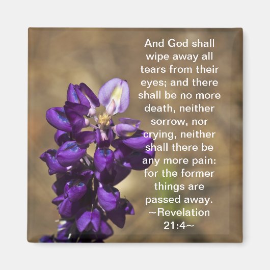 黙示録21:4 マグネット (正面)