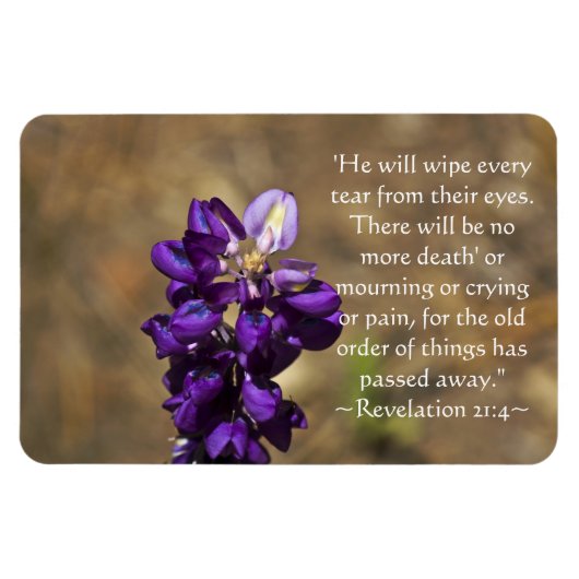 黙示録21:4 マグネット (横)